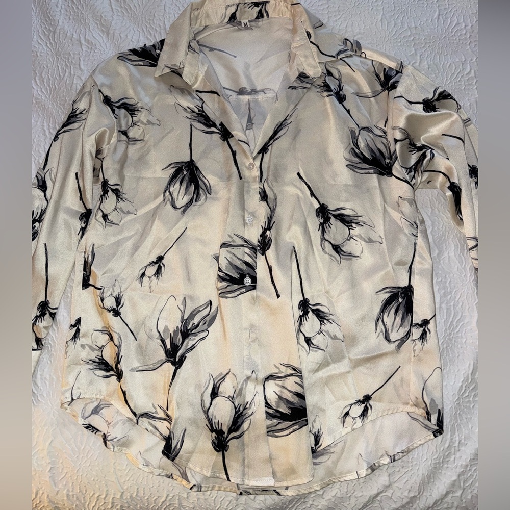 Floral Button-Up Shirt